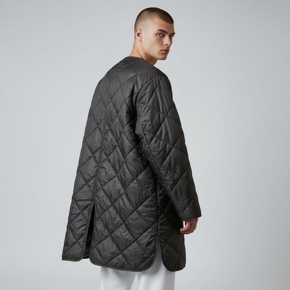 Vintage Canadian Trench Coat Quilted  Liner, Men's S-L - Picture 2 of 4